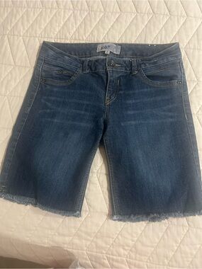 Jolt Women's Dark Blue Boyfriend Denim Bermudas